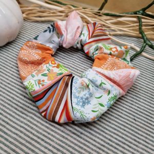 Chouchou en tissu patchwork